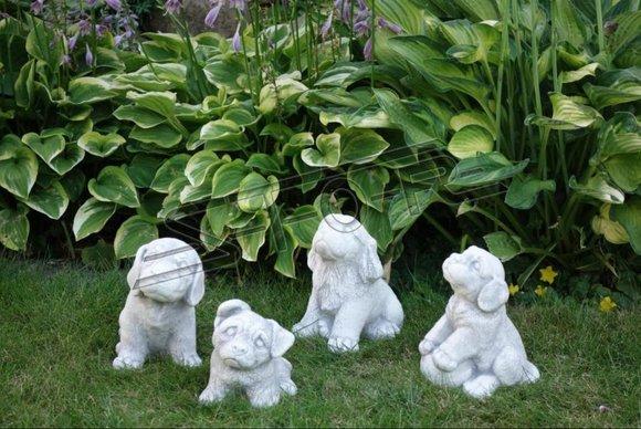 Garden Decoration Dog Terrace Stone Figures Figure Deco Statue Sculpture S103076