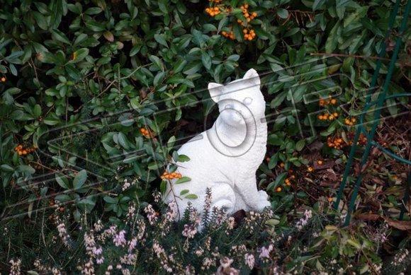 Garden decoration cat terrace stone figures figure decorative statue sculpture 103122