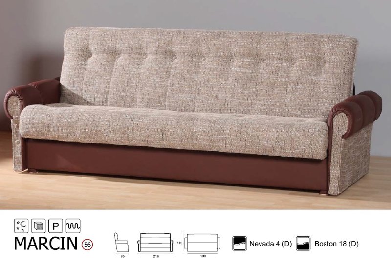 Sofa Bed Double Bed Sofa Bed MARCIN Couch Chaise Relax NEW