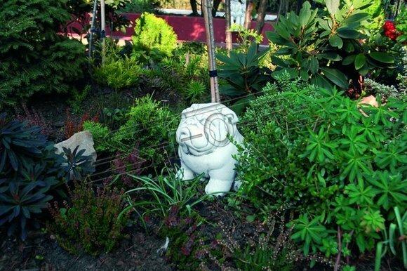 Garden decoration dog terrace stone figures figure decoration statue sculpture 486 new