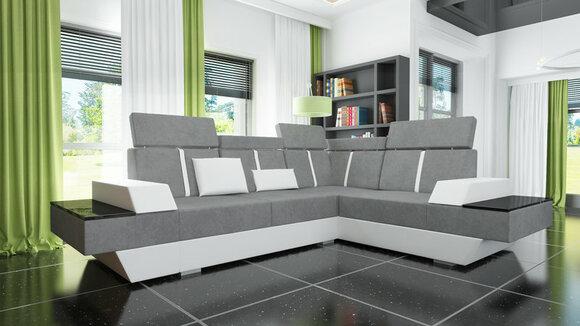 Designer Corner Sofa Living Area Sofa Corner Sofa Couch Fabric Textile Leather