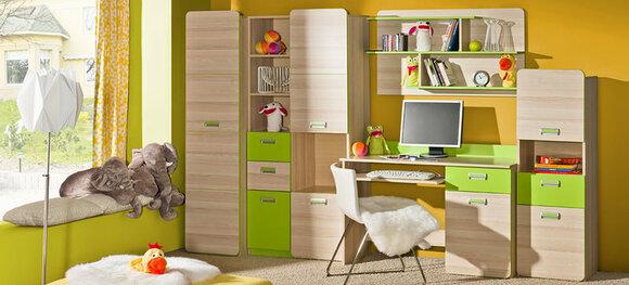 Wall unit wall unit living room cabinet desk children\'s room NEW №8