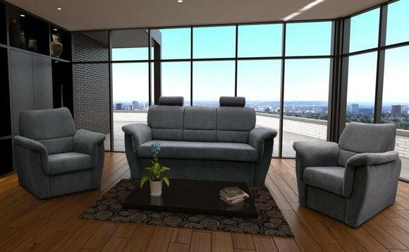 SOFA SET 3+1+1 SEATER BED FUNCTION BED STORAGE UPHOLSTERY SET SOFA COUCH NEW DIANA