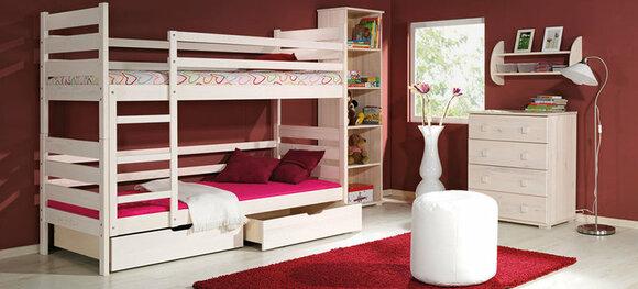 Loft Bed Double Bunk Bed Bunk Bed Children\'s Bed Bed Drawer Colour Selection