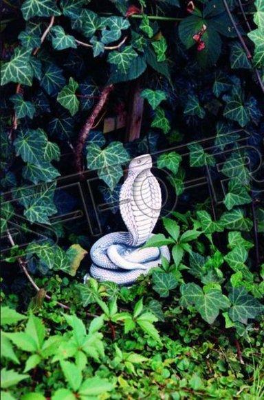 Garden Decoration Snake Patio Stone Figures Figurine Statue Sculpture Cobra