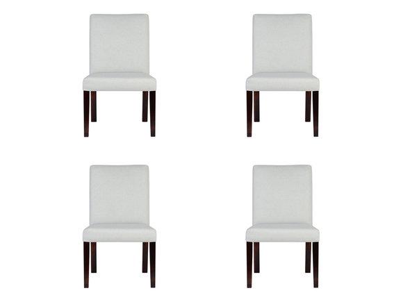 4x chairs chair upholstery design lounge club seat Lehn set armchair new chair