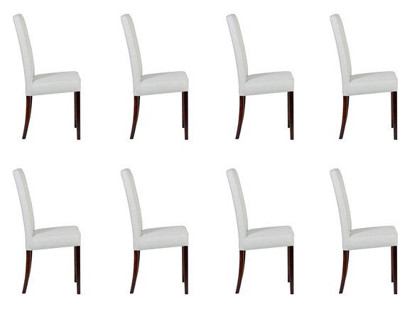 8x chairs chair upholstery design Lounge Club 8x seat Lehn set armchair new
