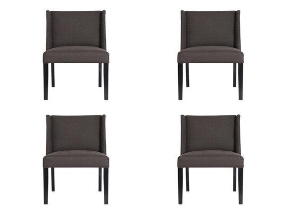 4x Chairs Chair Upholstery Design Lounge Club Seat Lehn Set Armchair New Chair 4x