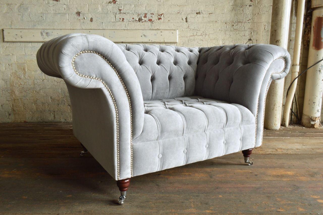 Chesterfield Design Upholstery TV Armchair Couch Seat Lehn Sofas Design New 376