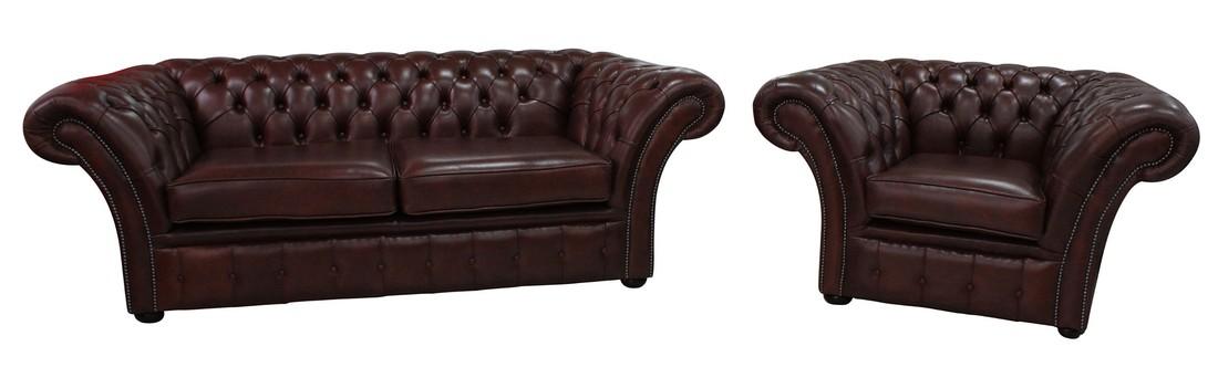 Chesterfield Premium Sofa Set 3+1 Seaters Dark Brown Faux Leather Comfortable Couches New