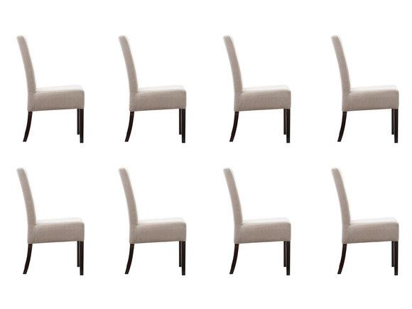8x chair set upholstery seat chairs set waiting room office practice lounge club