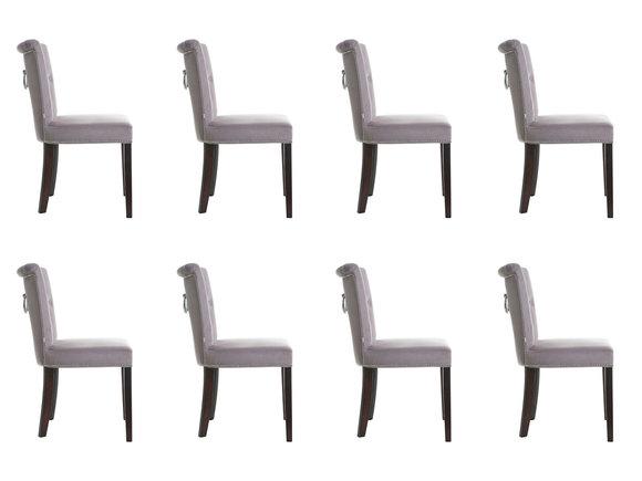 8x design upholstery seat chairs chair see set armchair lounge club set modern