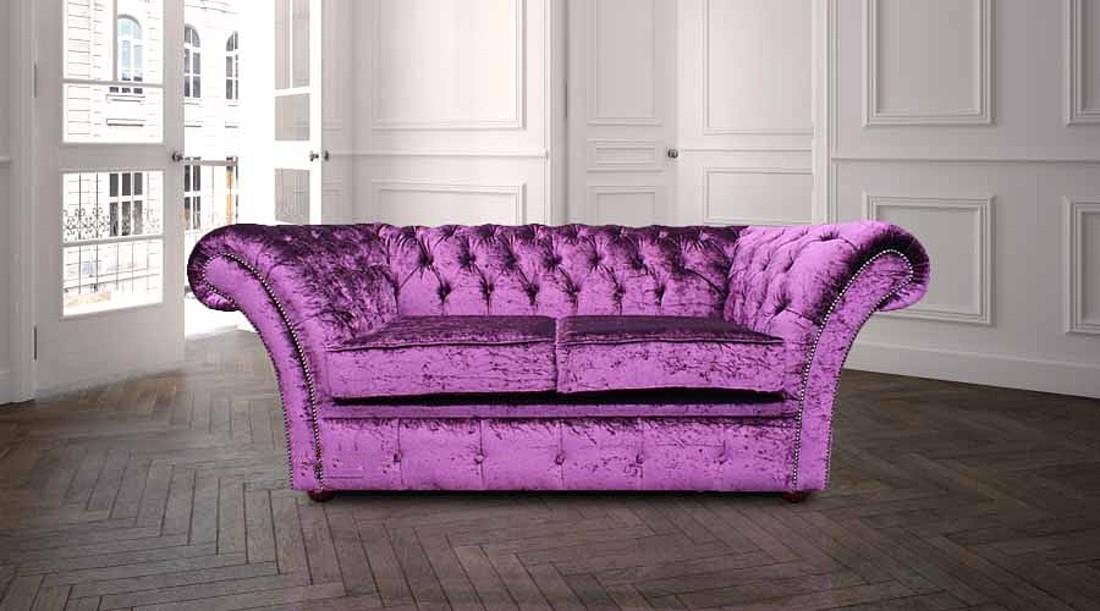 Chesterfield design luxury upholstery sofa couch seat set leather textile new #236