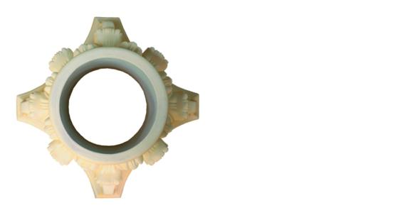Column foot border stand foot round new support for column circular shape 40cm height, model -9030