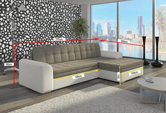 Design Sofa Bed Cushion Living Room Corner Sofa Couch Textile Fabric Set