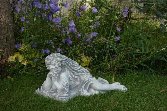 Garden figure angel garden 26cm pond figure people cast stone garden decoration S201179