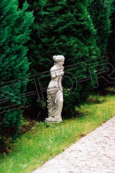 Garden decoration woman 58cm terrace stone figures figure decorative statue sculpture