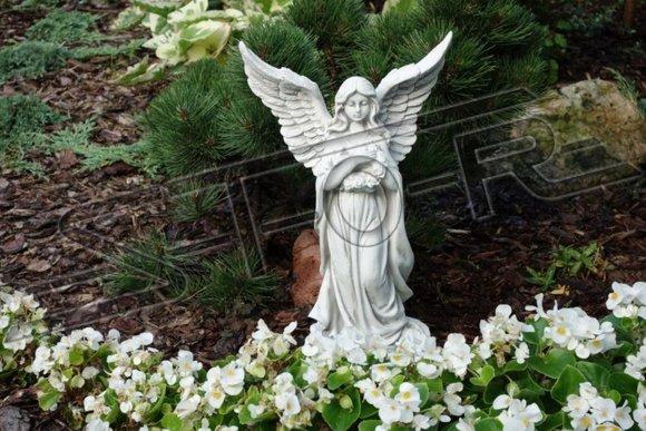 Grave decoration grave stone decoration angel figure sculpture god holy 46cm S101221