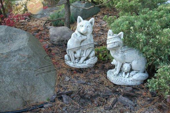 Garden decoration fox statue sculpture figures sculptures designer figure statues 501
