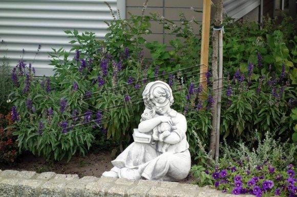 44cm decorative sculpture design figure statue garden figures statues sculptures S101137