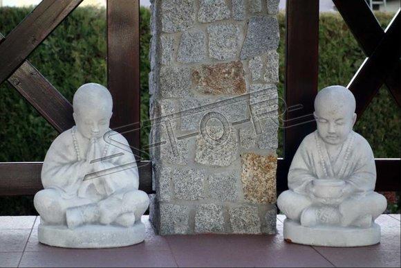Buddha sculpture in stone look. Large sculpture for garden and living area 101131