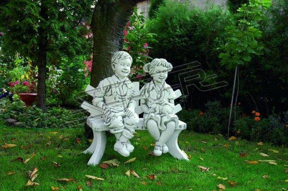 Young Boy Sitting Figure Statue Figures Sculpture Statues Garden Decoration 432