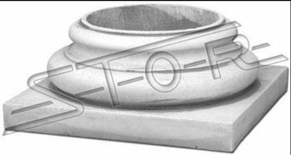 Decoration Column Columns Stone Antique Style Rome Stand Pedestal Pedestal Pedestal New