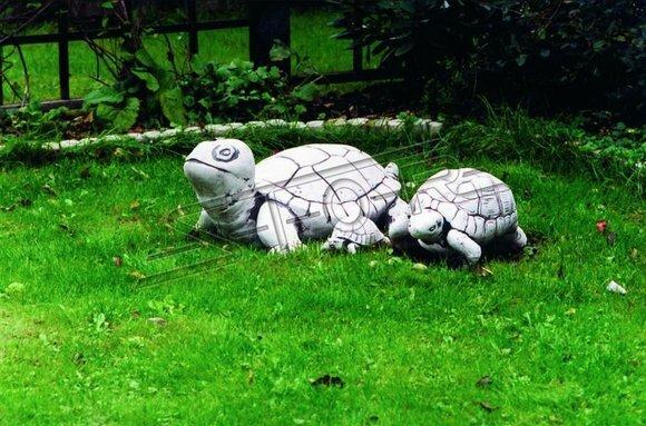 Garden Decoration Turtle Patio Stone Figurine Figurine Decorative Statue Sculpture