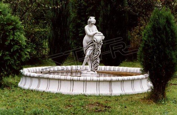 Fountain figure statue figures statues sculpture sculptures garden 140 cm New 401