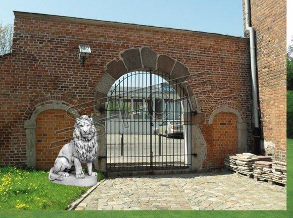xxl lion 135cm garden sculpture statue statues sculptures figures figure S103038