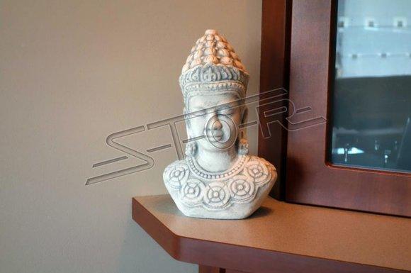 Buddha sculpture bust Large sculpture for garden and living area Head New 101130