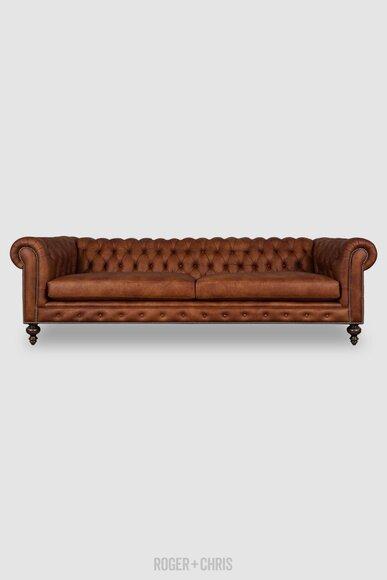 Chesterfield Sofa 4-Seater Premium Faux Leather Soft Padded Comfortable Living Room Couches