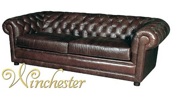 Chesterfield Sofa 3-Seater Dark Brown Faux Leather Rustic Style Couch With Comfortable Cushions