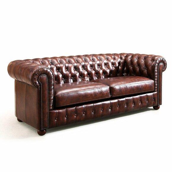 Chesterfield Sofa 2 Seater Faux Leather Upholstery Design Luxury Couch Classic Sofa