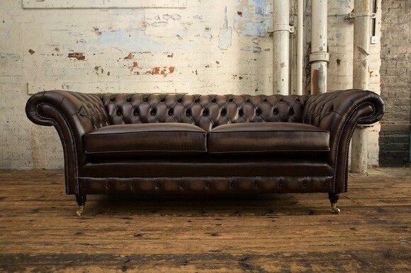 Leather sofa sofa couch set couches Chesterfield leather upholstery 3 seater sofas