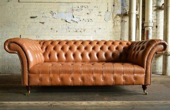 Leather sofa sofa couch 3 seater sofas couches Chesterfield leather upholstery set