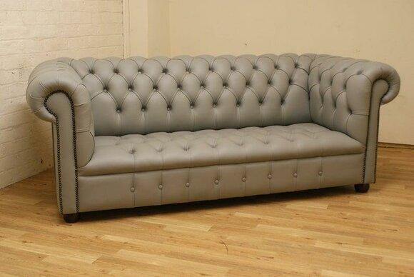 Chesterfield 3 seater upholstery sofa couch living room furniture sofas textile leather new