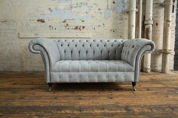 2 Seater Chesterfield Leather Couch Sofa Upholstery Sofas Design Luxury Sofas Textile