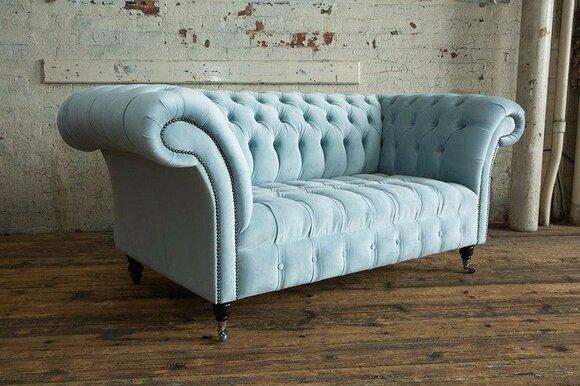 Chesterfield leather couch sofa 2 seater upholstery sofas design luxury sofas textile