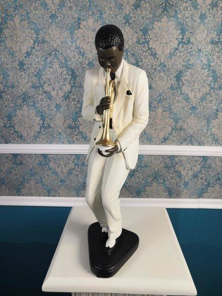 Design Jazz Music Figure Statue Sculpture Figures Sculptures Decoration Deco