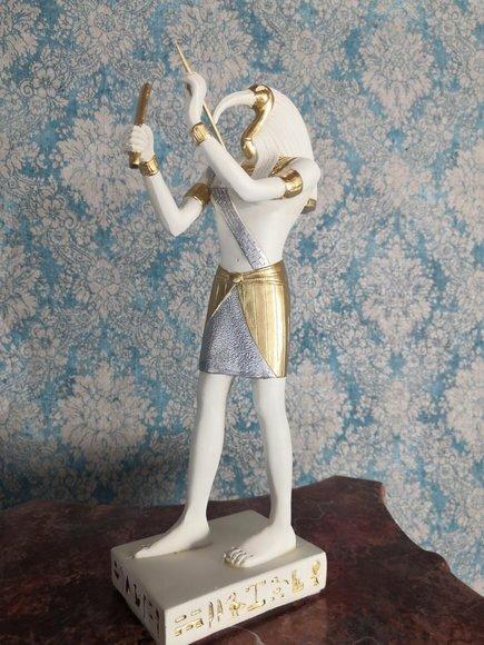Design Figure Statue Sculptures Figures Decoration 29,5 cm Egypt Cats Man