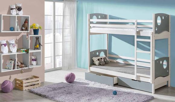 Bunk Bed Loft Bed Cot Free Choice of Colour Scandinavian Pine Wood Kids Room
