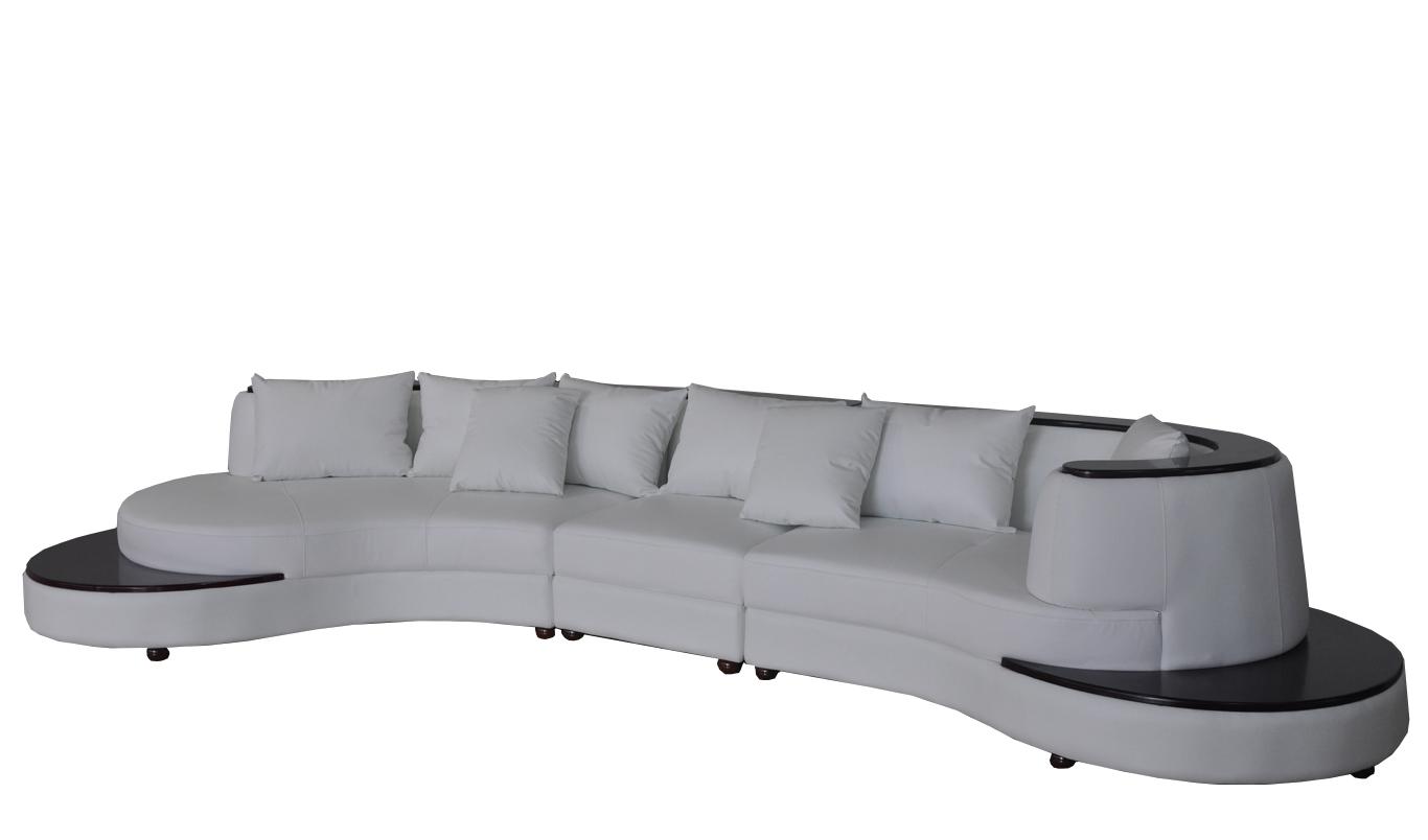 Luxury Living Corner Leather Set Upholstery XXL Big Sofa Couch U Shape Corner Landscape