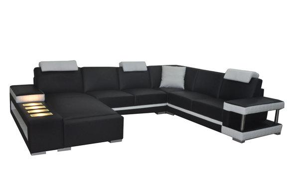 Designer Leather Cushion Corner Sofa Cushion Corner Landscape Room Big Leather Seat