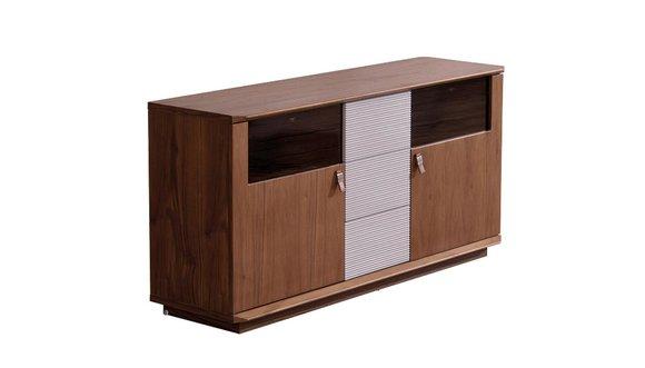 Designer Dresser Side Low Board Cabinet Living Room Metal Luxury Shelf