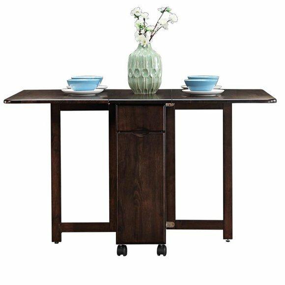 Space Saving Dining Table + 4 Chairs Travel Set Caravan Terrace Set