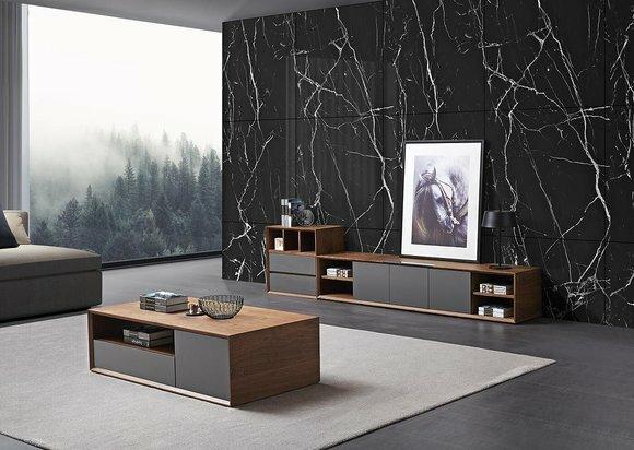 Living Room Complete Set Chest of Drawers Sideboard RTV Cupboard Wall Set Coffee Table