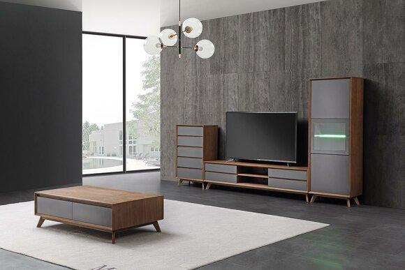 Living Wall Cabinet Modern Design RTV Cabinets Multifunction Table Couch Dresser