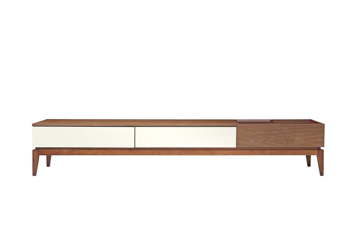 Design Dresser Side Low Board Cabinet Living Room Shelf Wood Luxury New