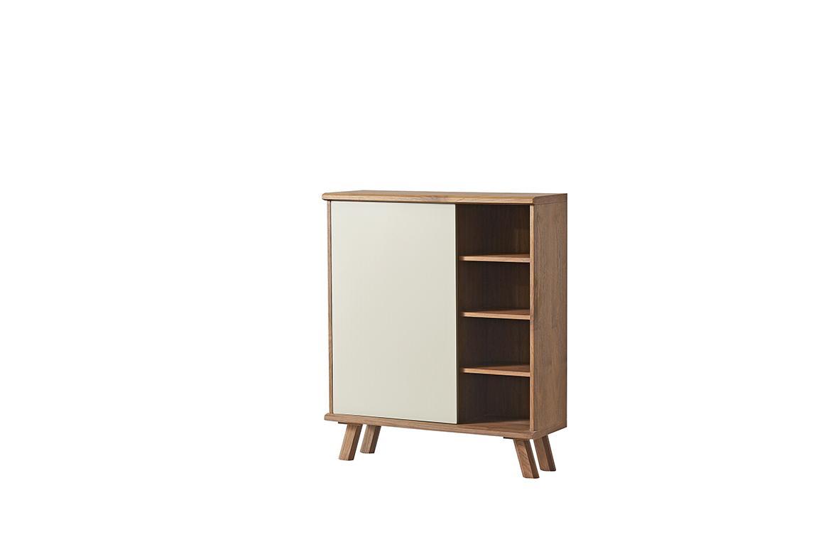 Designer Dresser Side Low Board Cabinet Room Shelf Metal Luxury Living